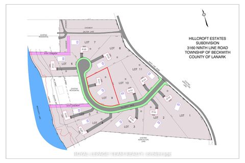 Photo 3 at Lot 9 Hillcroft Drive, Beckwith Twp, Beckwith